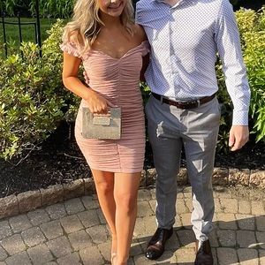 Hello Molly pink cocktail dress